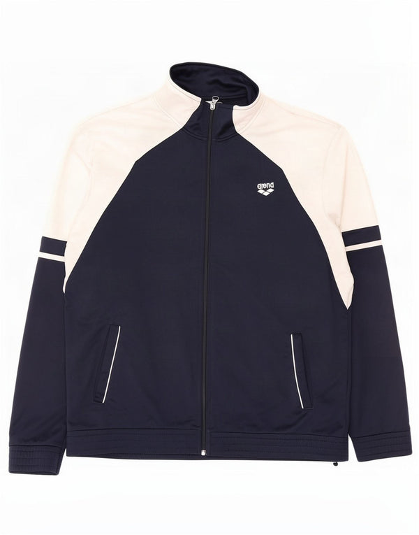 Arena Veste de Survêtement Homme Bleu Marine Moyen Colourblock