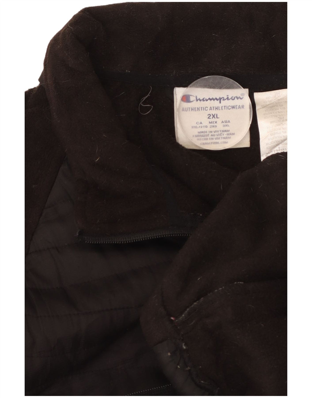 Champion Veste Polaire Homme UK 44 2XL Noir Polyester