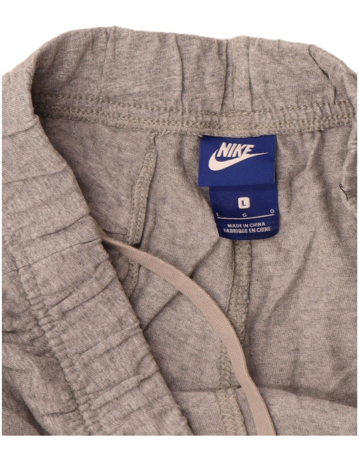Nike Short de sport pour homme en coton gris Taille L