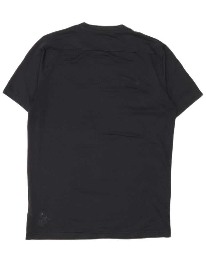 NIKE Hommes Dri Fit T-Shirt Haut Grand Noir Polyester