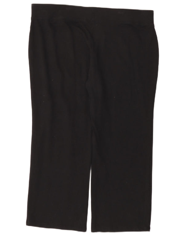 MARKS & SPENCER Pantalon de survêtement pour femme UK 20 2XL Noir Coton