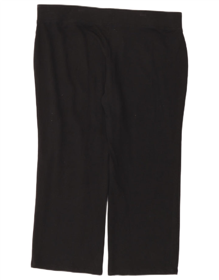 MARKS & SPENCER Pantalon de survêtement pour femme UK 20 2XL Noir Coton