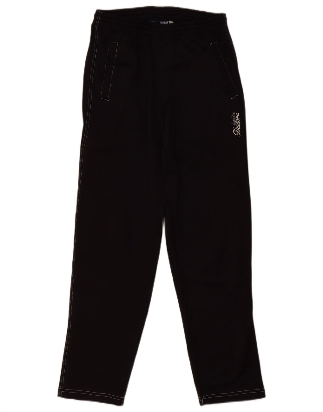 DIADORA Pantalon de survêtement pour femme UK 10 Small Noir Polyester