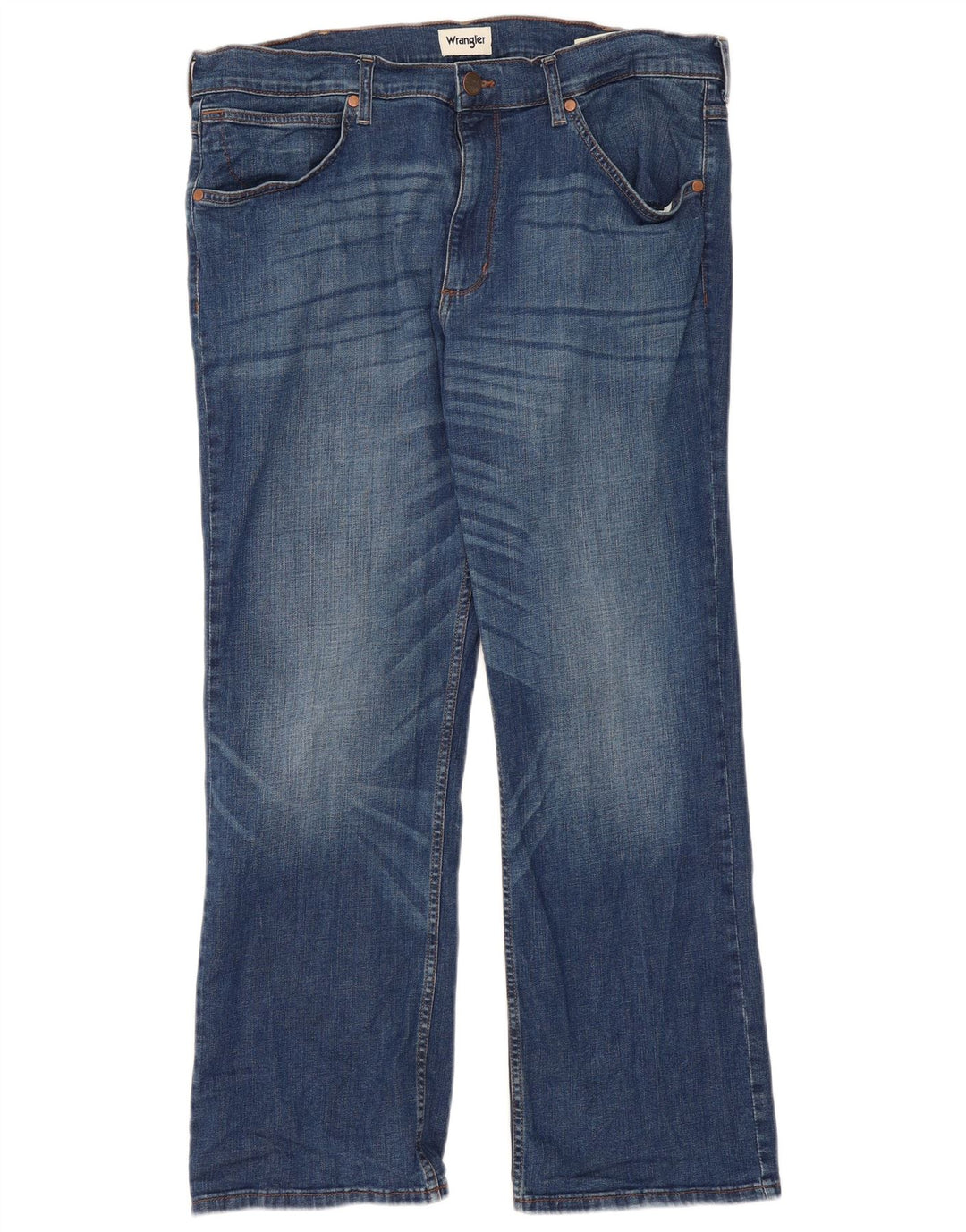 WRANGLER Jean Bootcut Homme W38 L30 Bleu Coton