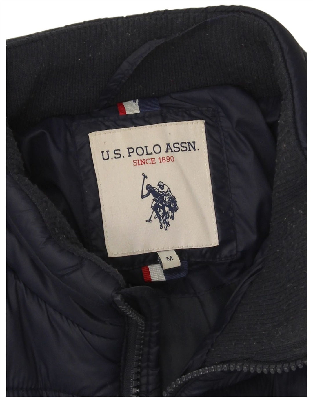 U.S. Polo Assn. Veste matelassée homme UK 38 Nylon bleu marine moyen