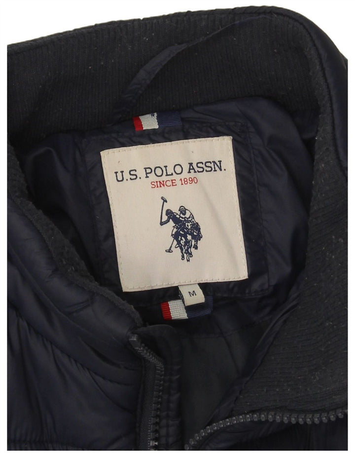 U.S. Polo Assn. Veste matelassée homme UK 38 Nylon bleu marine moyen