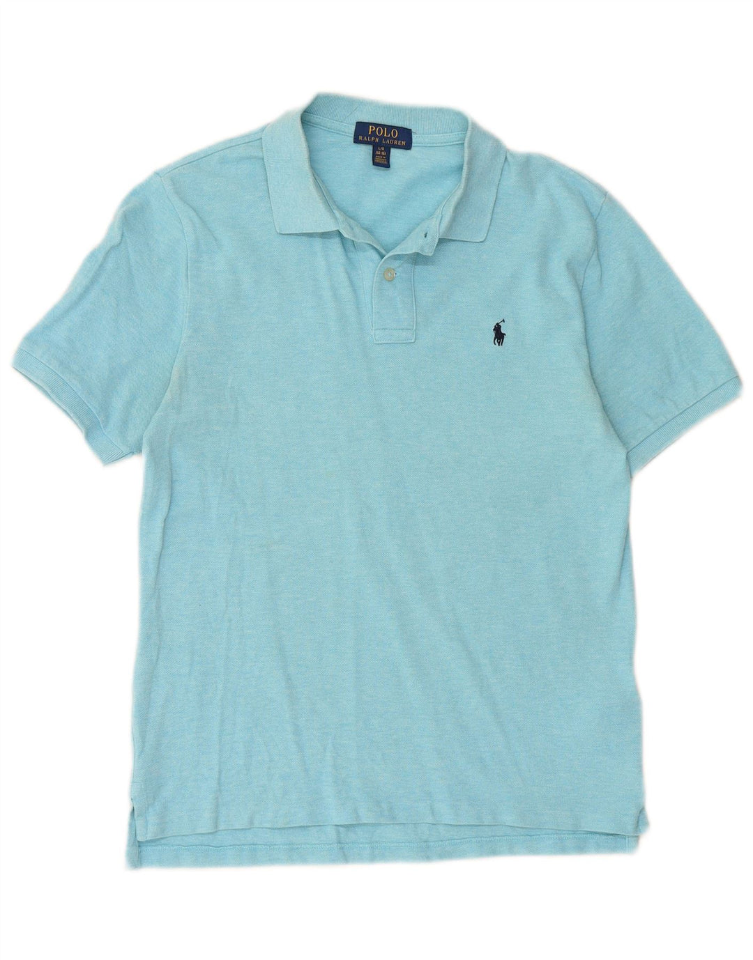 POLO RALPH LAUREN Polo Garçon 14-15 ans Grand Bleu Coton
