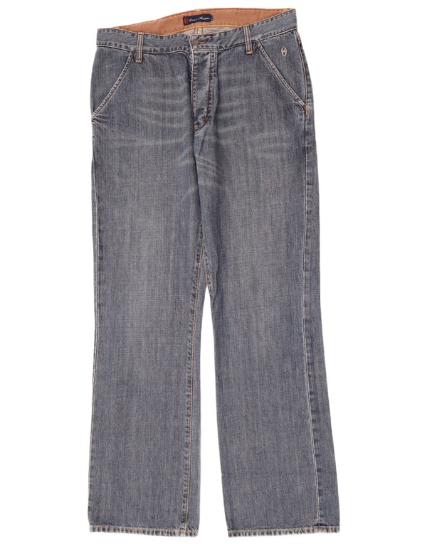 Conte of Florence Jean droit pour homme IT 52 XL W36 L34 Bleu Coton