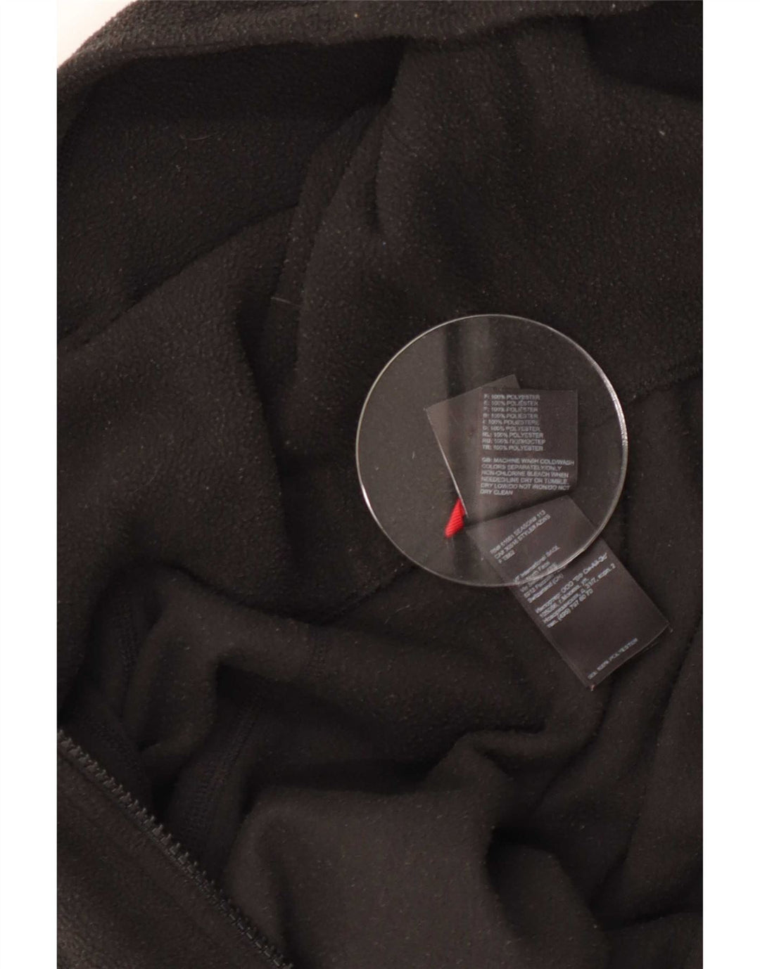 The North Face Veste polaire à capuche pour femme UK 12 Medium Noir Polyester