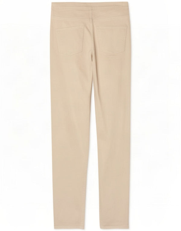 Marks & Spencer Pantalon décontracté slim pour femme UK 12 Medium W32 L27 Blanc