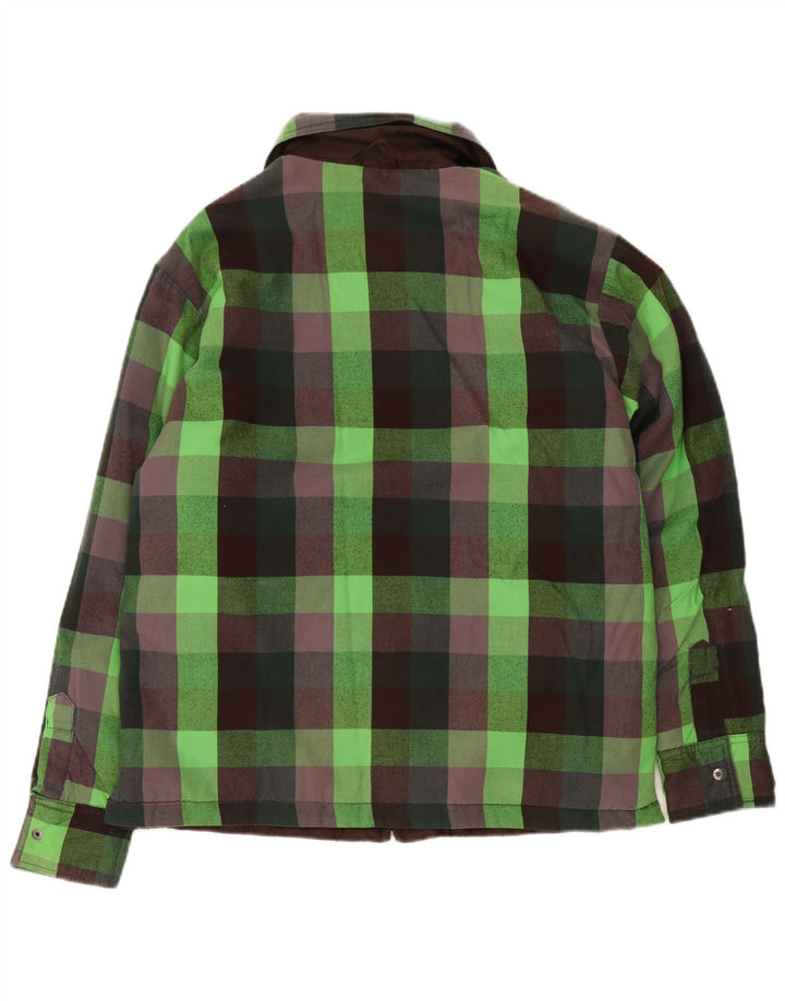 The North Face Veste Bomber Homme UK 38 Medium Green Check