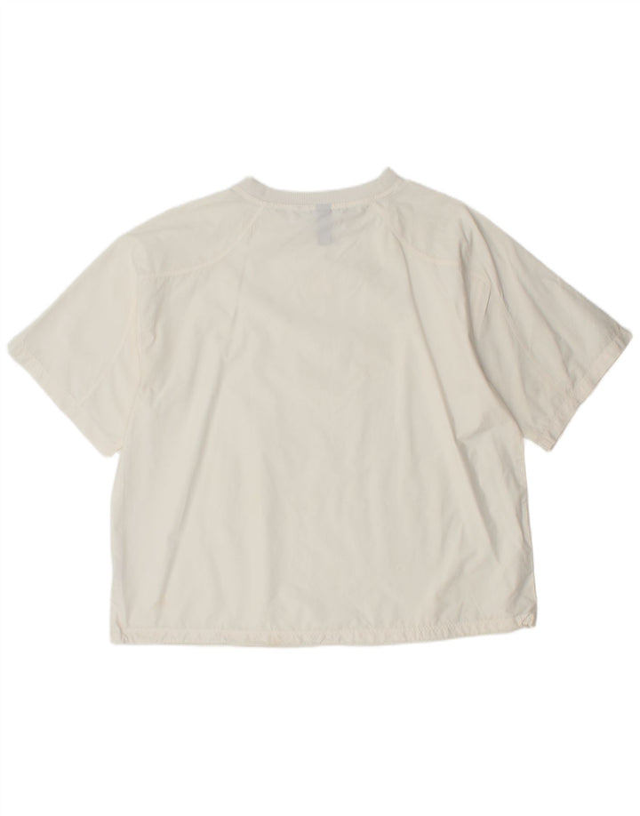 ADIDAS T-Shirt Femme UK 18 XL Blanc Cassé