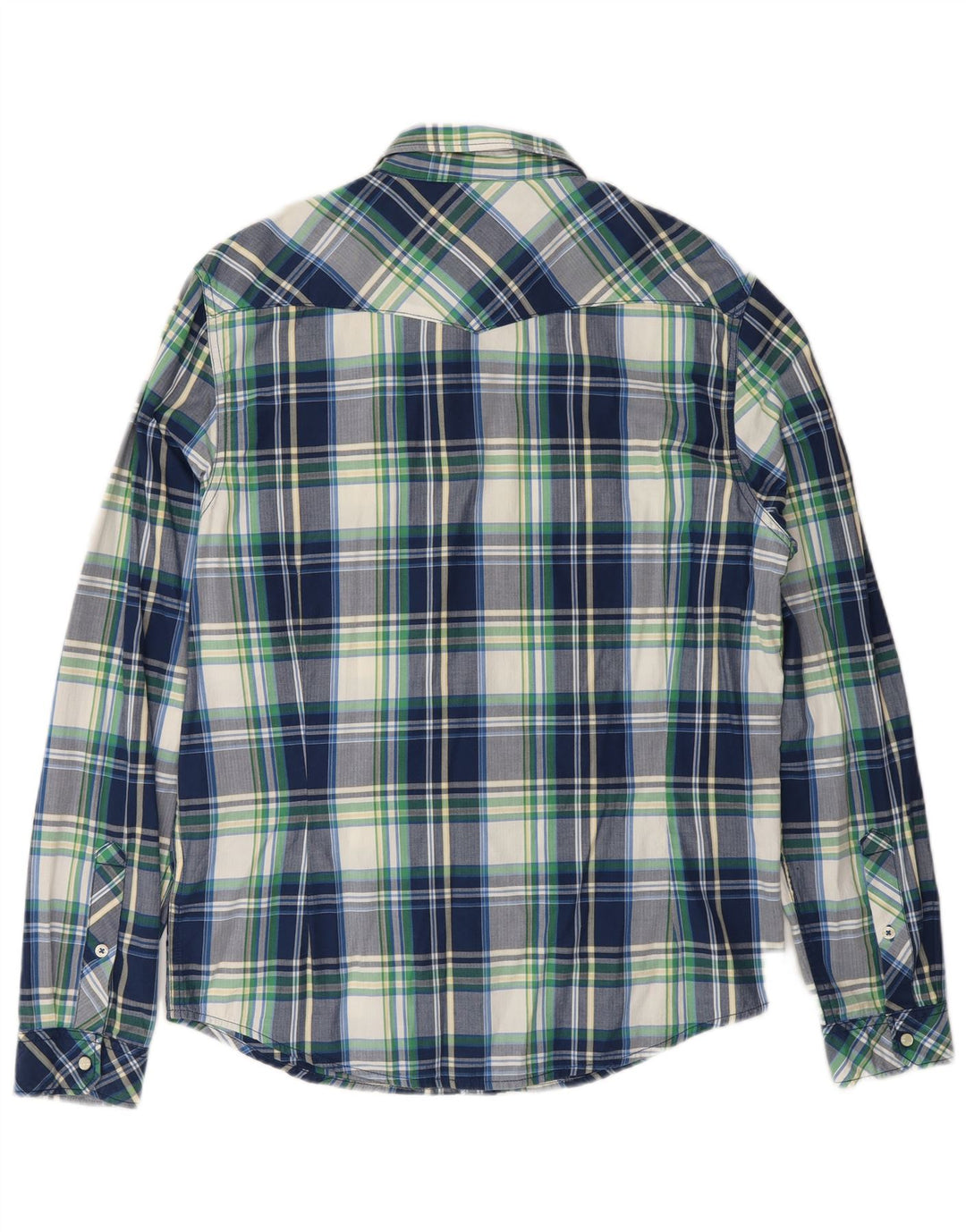 Lee Chemise Homme Grand Carreau Bleu Marine Coton