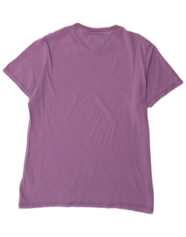 Tommy Hilfiger T-Shirt Homme Violet Moyen Coton