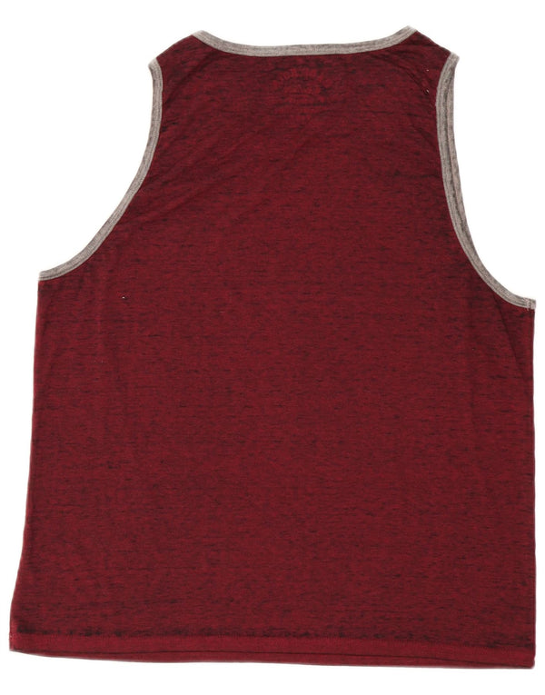 Hard Rock Cafe Fortune Favors The Bold Graphic Débardeur pour homme Taille L Bordeaux
