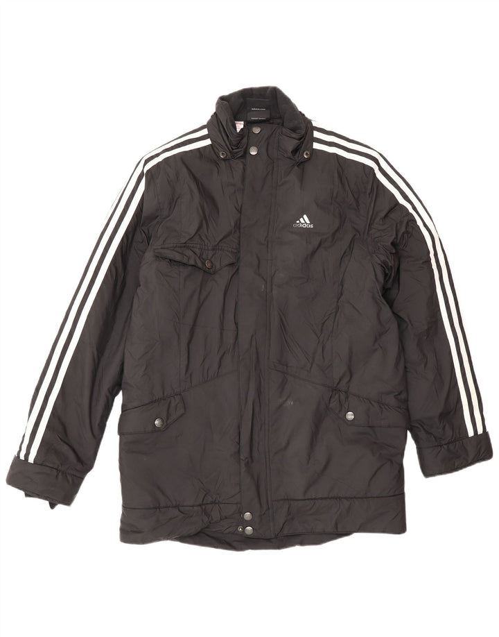 Adidas Manteau Coupe-Vent Graphique Garçon 13-14 Ans Noir Polyamide