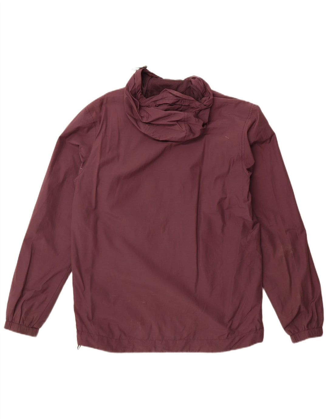 Lyle & Scott Veste de pluie à capuche pour homme UK 36 Petit coton bordeaux