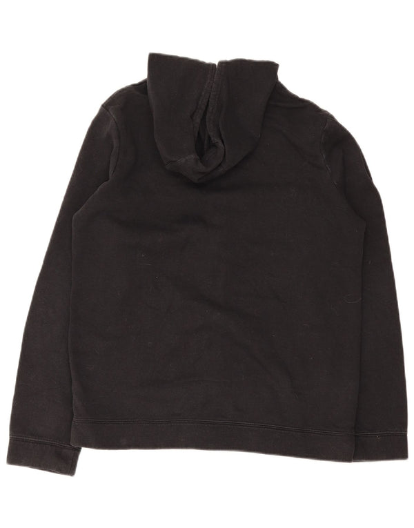 Nike Pull à capuche zippé coupe standard pour garçon 13-14 ans XL Noir Coton