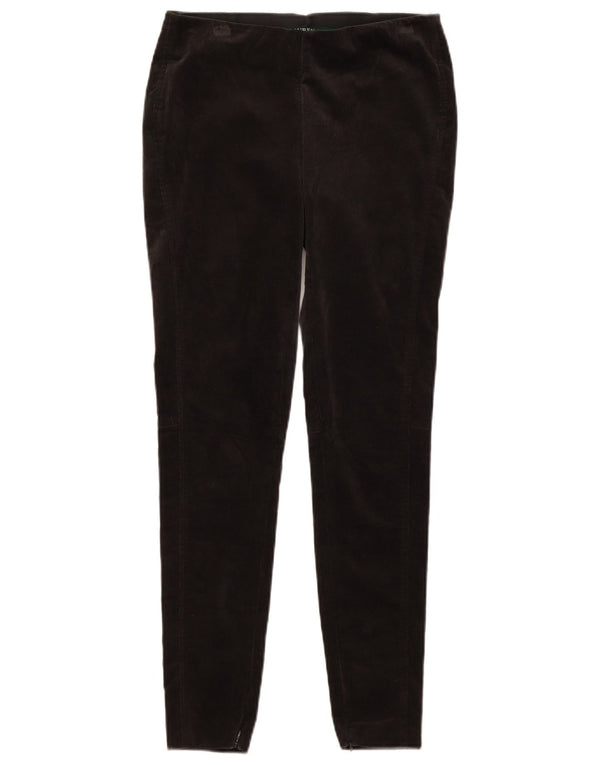 Ralph Lauren Leggings en velours côtelé pour femme US 2 XS Gris Coton