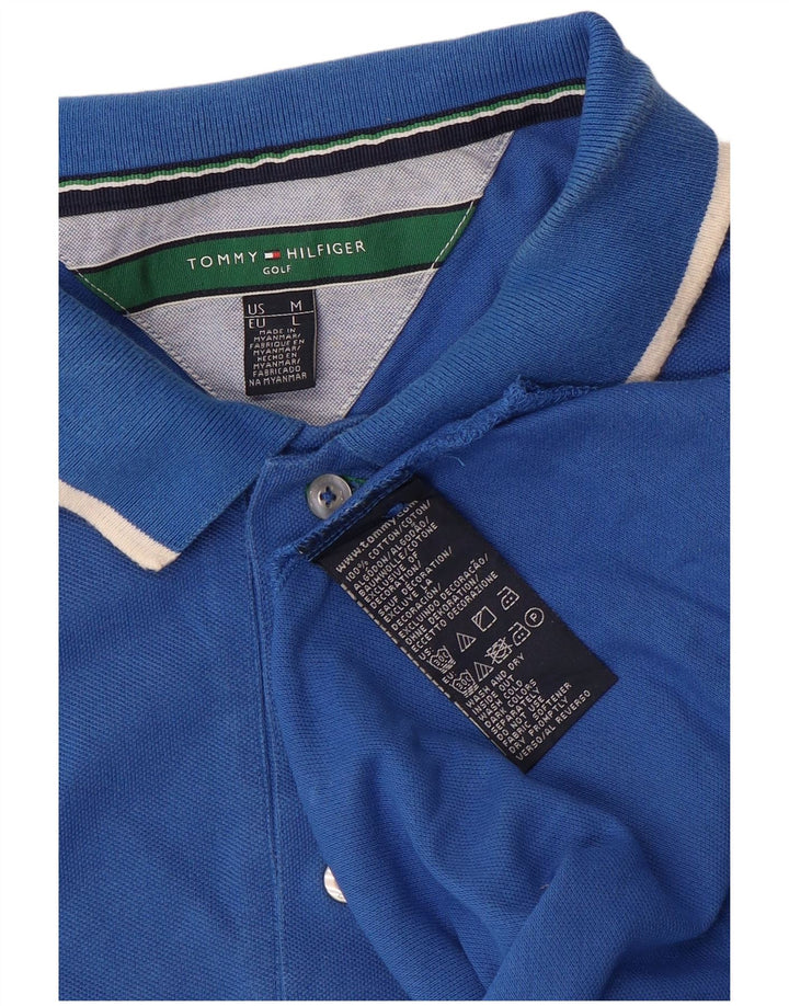 Tommy Hilfiger Polo Homme Bleu Moyen Coton