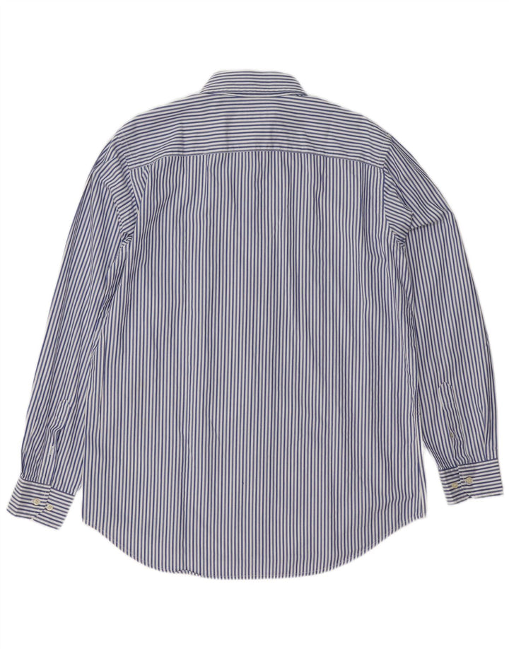 Avirex Chemise Homme Large Bleu Rayure Coton