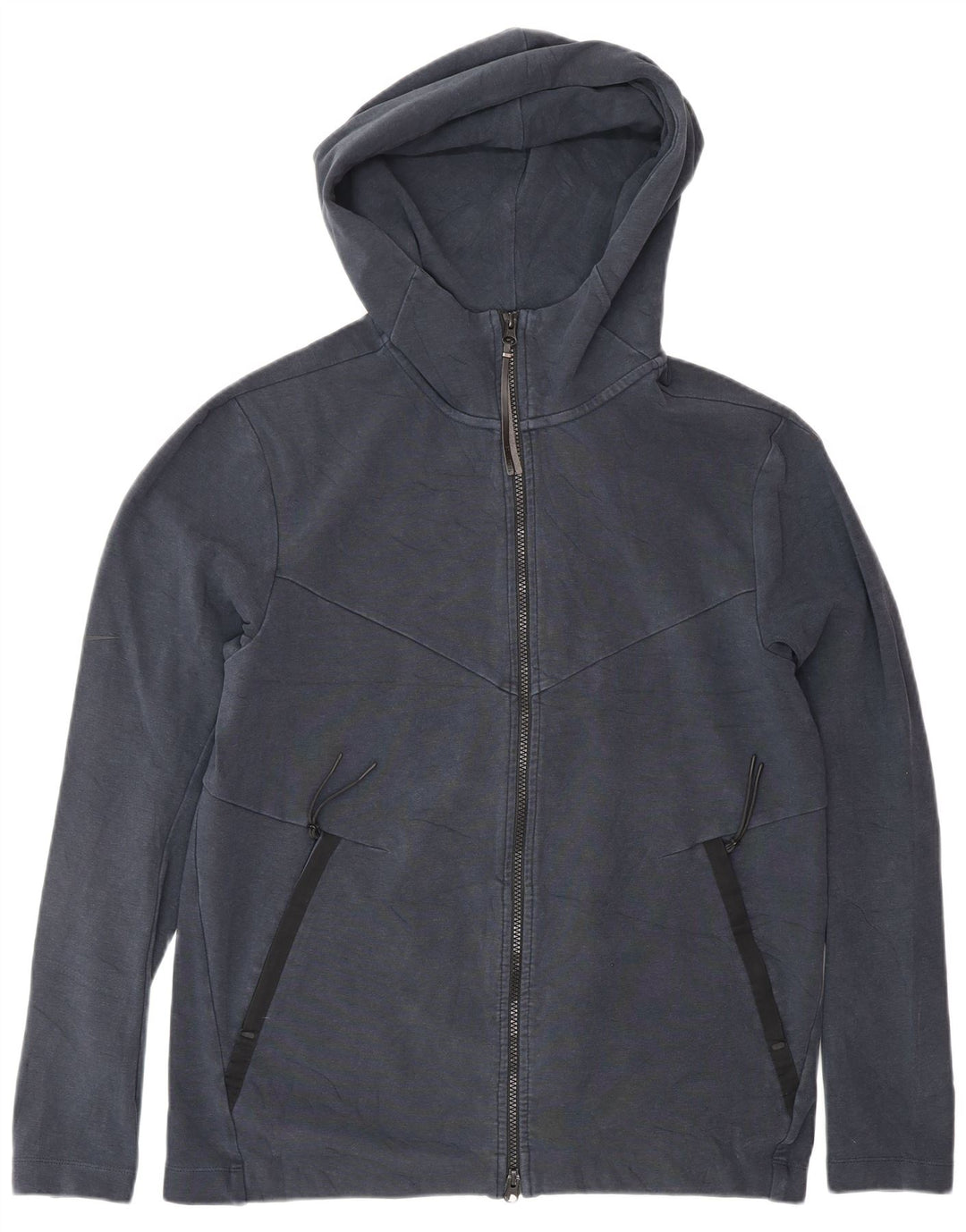 NIKE Pull à capuche zippé pour homme Bleu marine moyen