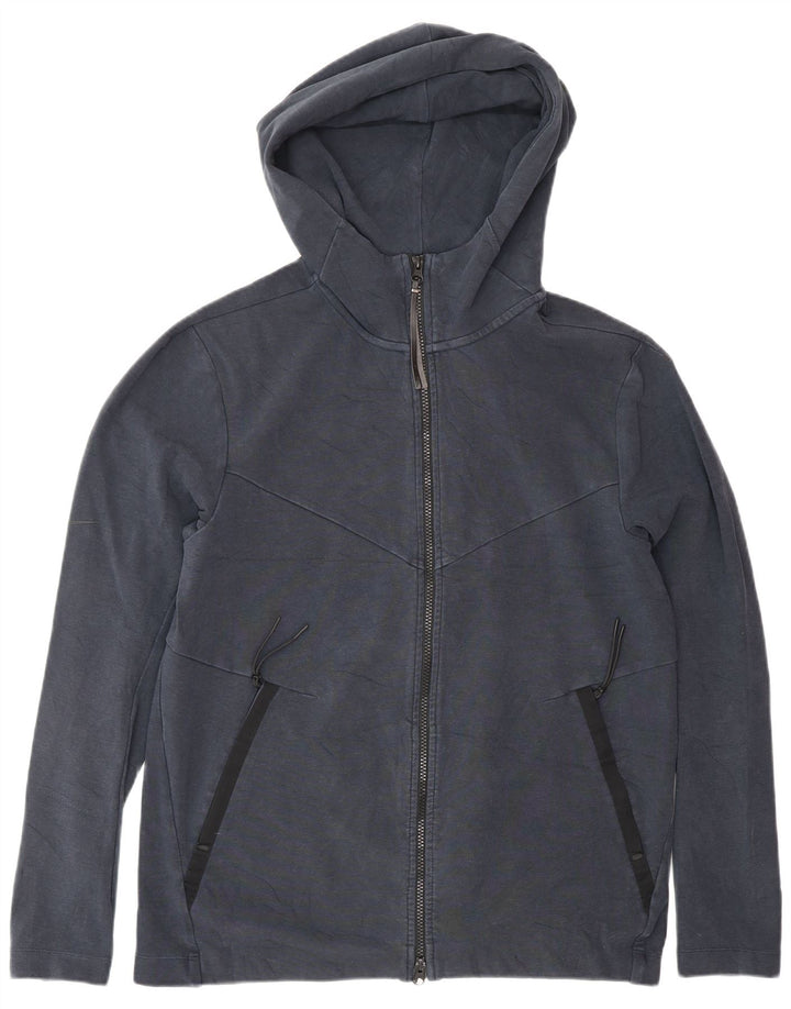 NIKE Pull à capuche zippé pour homme Bleu marine moyen