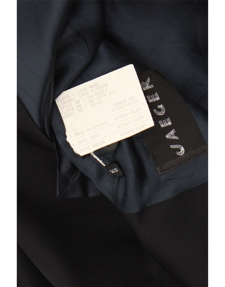 Jaeger Veste Blazer Croisée Homme IT 54 2XL Bleu Marine Laine