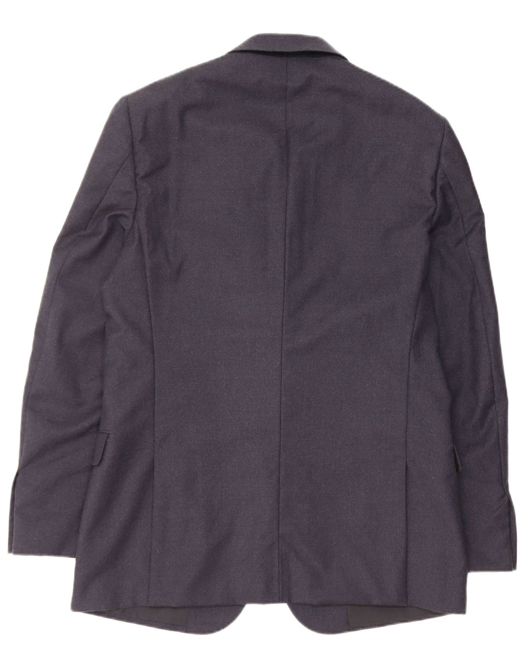 Calvin Klein Veste blazer à 3 boutons pour homme IT 50 Large Bleu marine Laine vierge