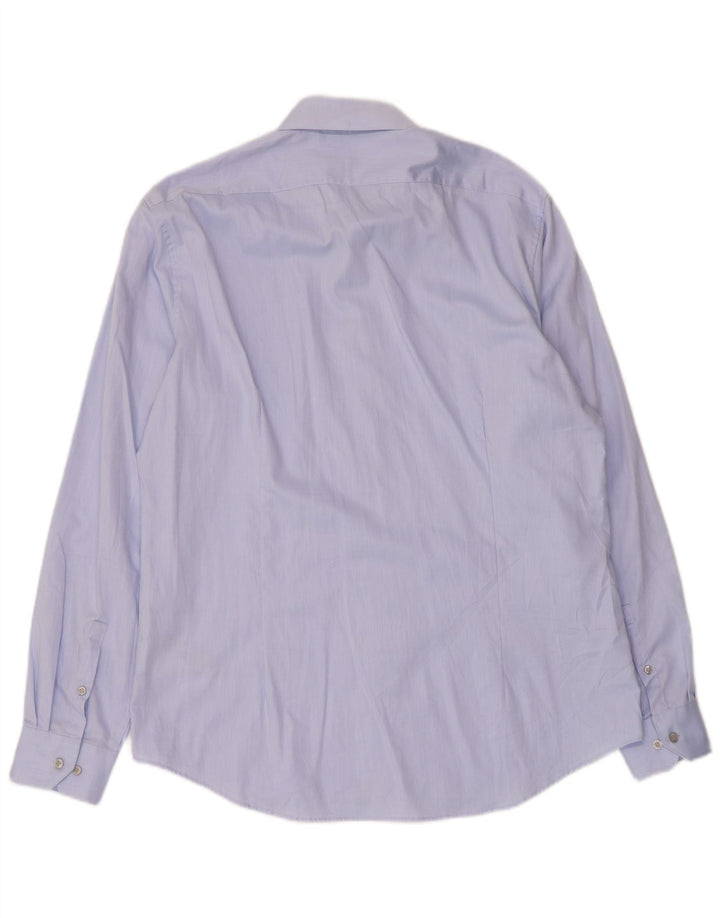 Calvin Klein Chemise Homme Taille 42 Grand Coton Bleu