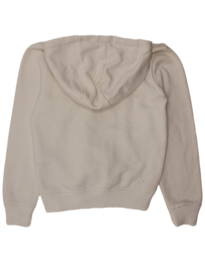 FILA Pull à capuche garçon 9-10 ans Blanc Coton