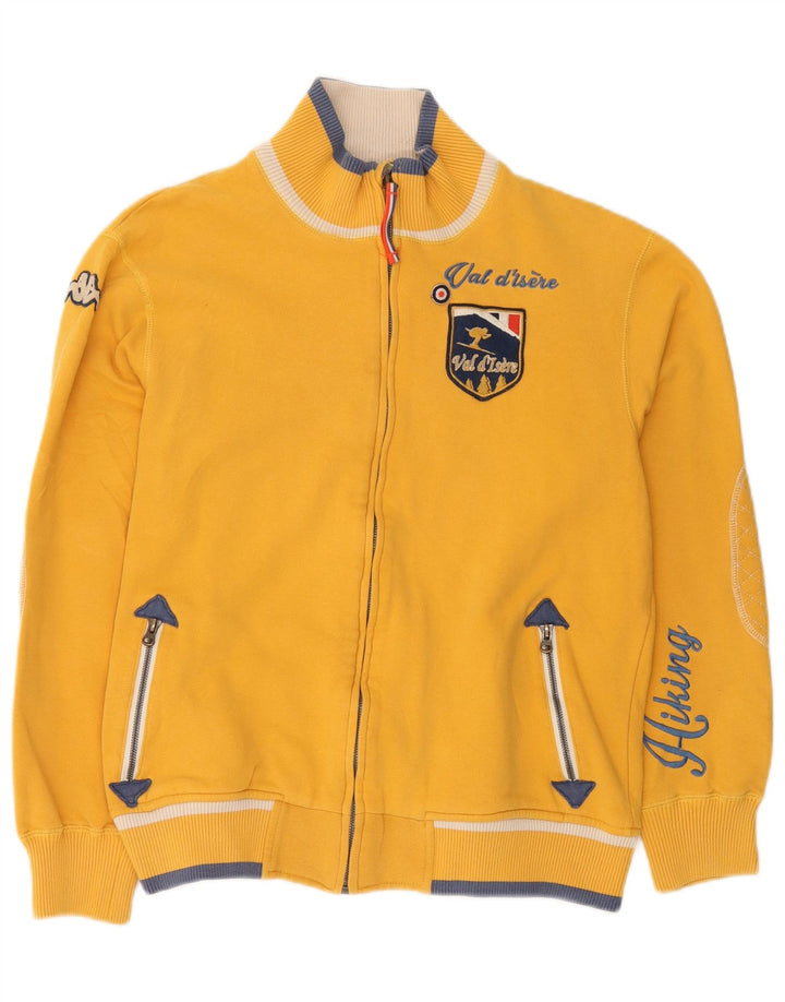 Kappa Veste de Survêtement Val D'isere Graphic Homme Jaune Large