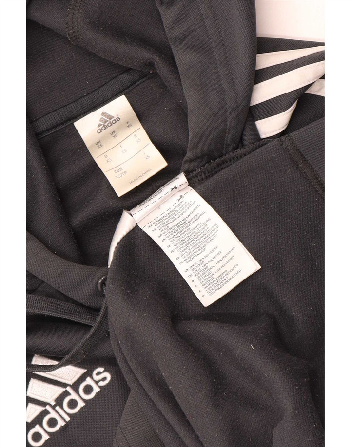 Adidas Pull à capuche pour homme XS Gris Polyester
