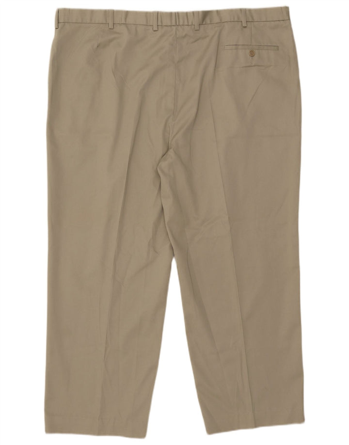 Marks & Spencer Pantalon de costume pour homme W46 L27 Beige Polyester