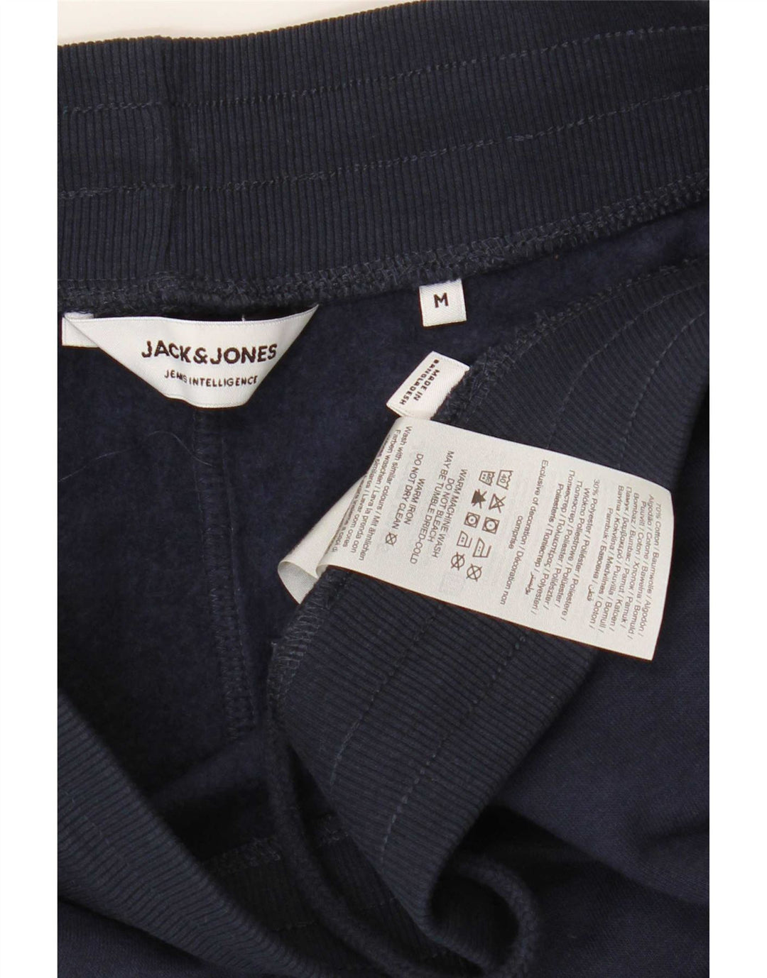 Jack & Jones Pantalon De Survêtement Graphique Joggers Homme Bleu Marine Moyen