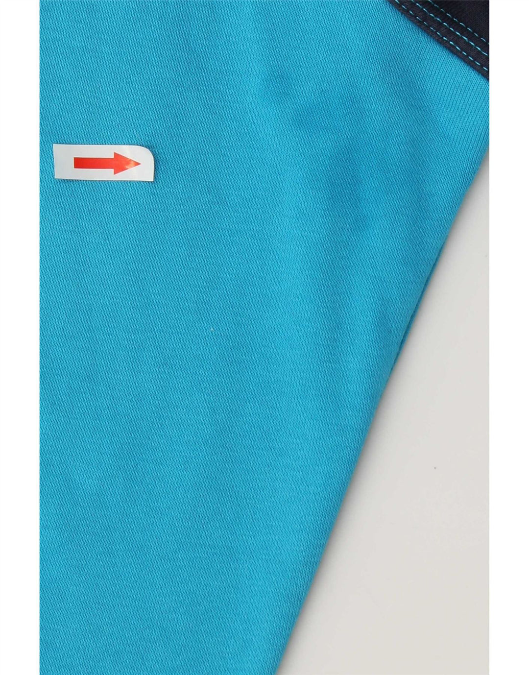 Nike Sweat à capuche zippé en coton color block bleu moyen pour homme