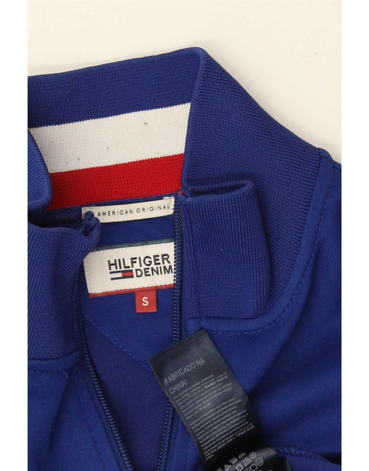 Tommy Hilfiger Veste de survêtement pour homme Petit Bleu Polyester