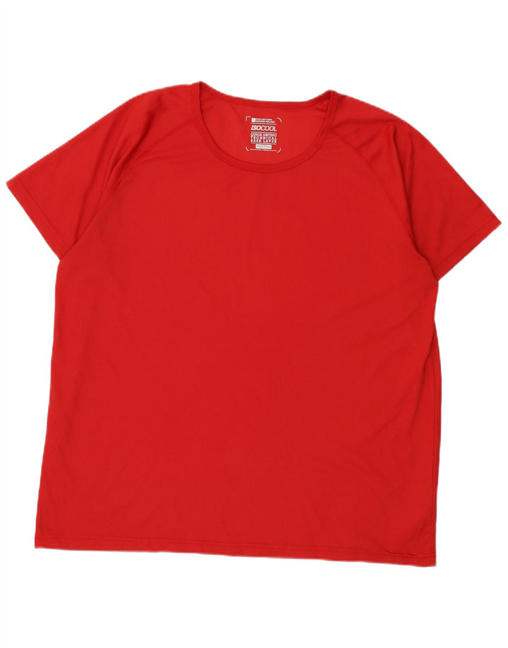 Mountain Warehouse T-Shirt IsoCool Homme Rouge 3XL Polyester