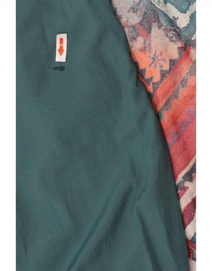 vintage Mens Pull Survêtement Top Veste XS Multicolore Géométrique