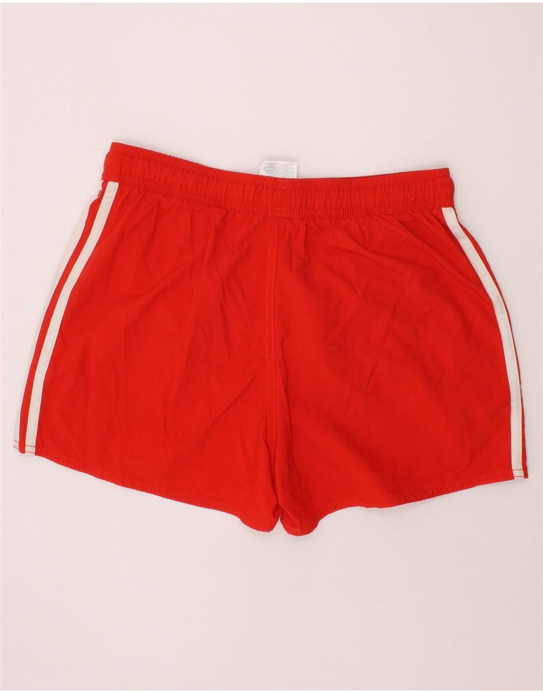ADIDAS Mens Graphic Sport Shorts Small  Red Nylon Vintage Adidas and Second-Hand Adidas from Messina Hembry 