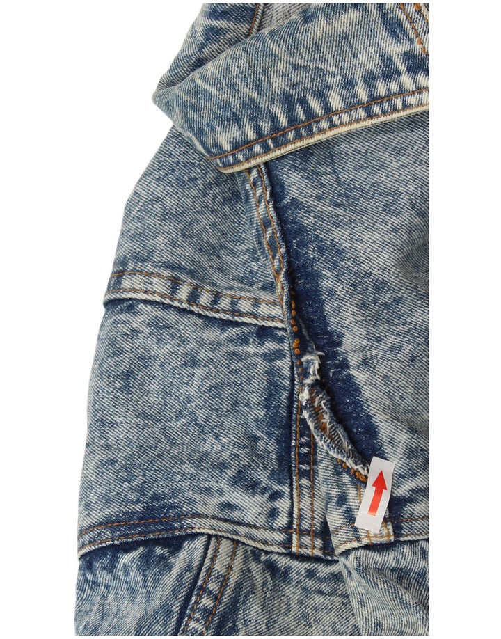 VINTAGE Veste en jean homme UK 42 XL Bleu