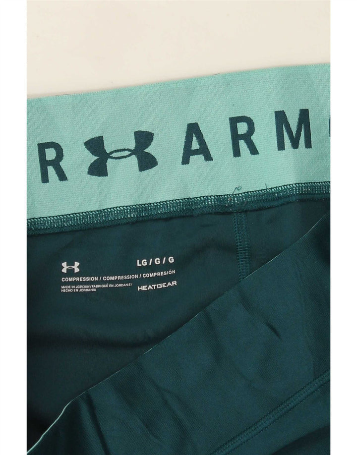 Under Armour Legging Capri de Compression pour Femme UK 14 Large Vert