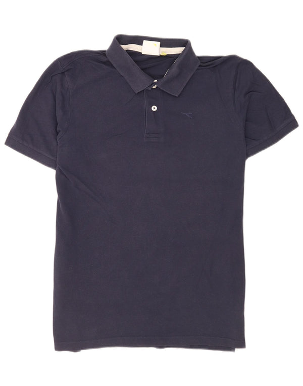 Diadora Polo Homme Large Bleu Marine Coton