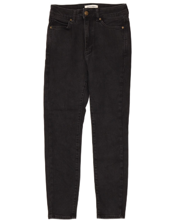 Marks & Spencer Jean skinny autographe pour femme UK 8 Small W26 L26 Noir