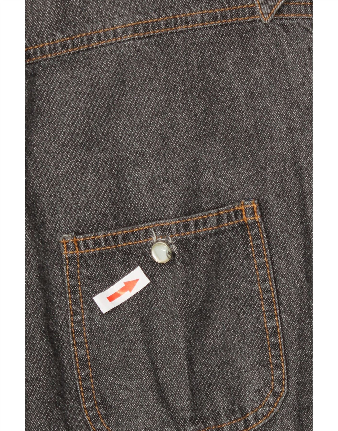 C'EST COMMECA Chemise en Jean Femme UK 16 Large Gris