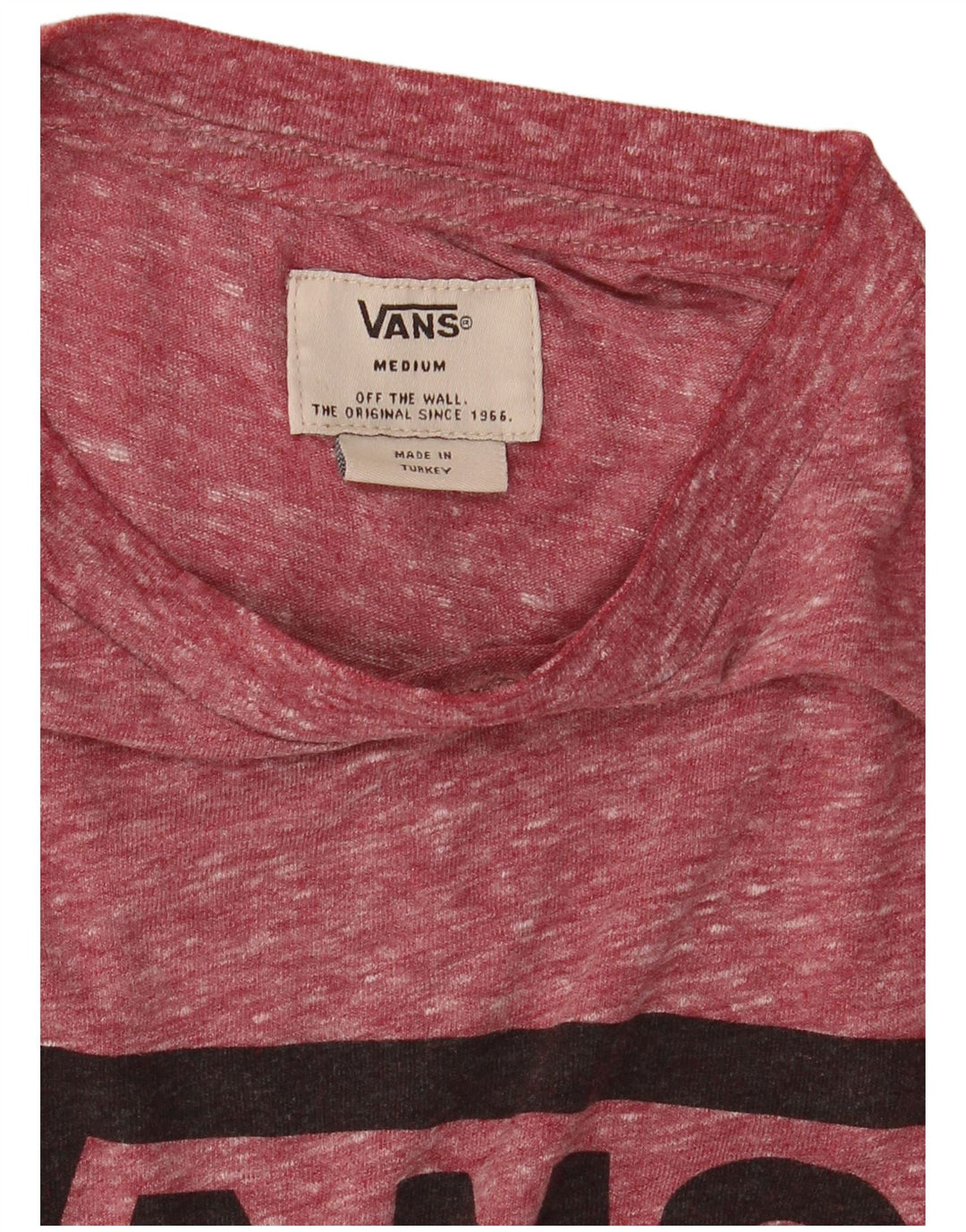 VANS T-shirt graphique pour hommes, moyen, marron moucheté