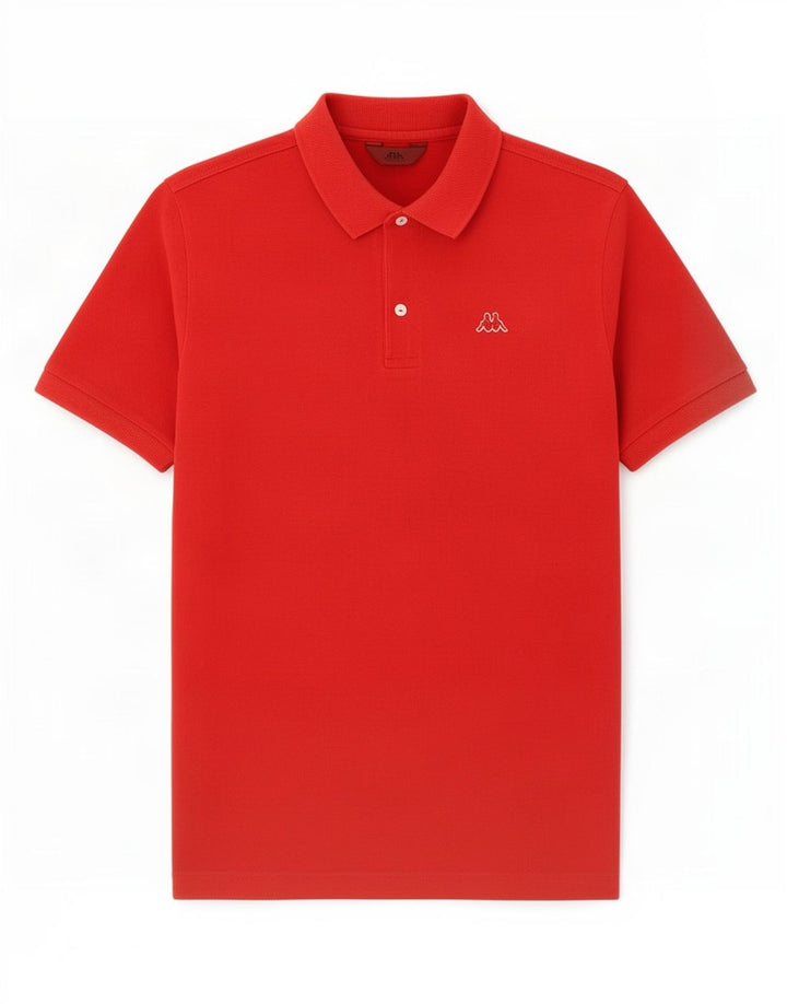 Kappa Polo Homme Rouge Moyen Coton