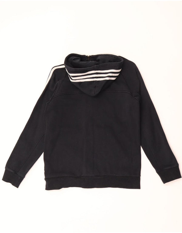 Adidas Pull à capuche zippé garçon 13-14 ans Noir Coton