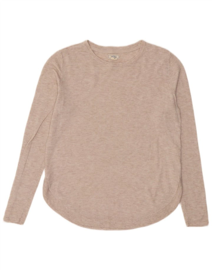 Fat Face Pull ras du cou pour femme UK 12 Beige moyen Polyester