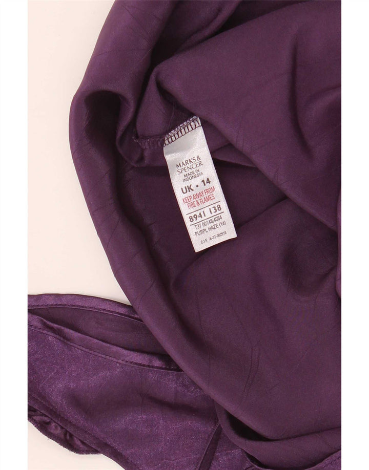 Marks & Spencer Débardeur pour femme UK 14 Violet moyen Polyester
